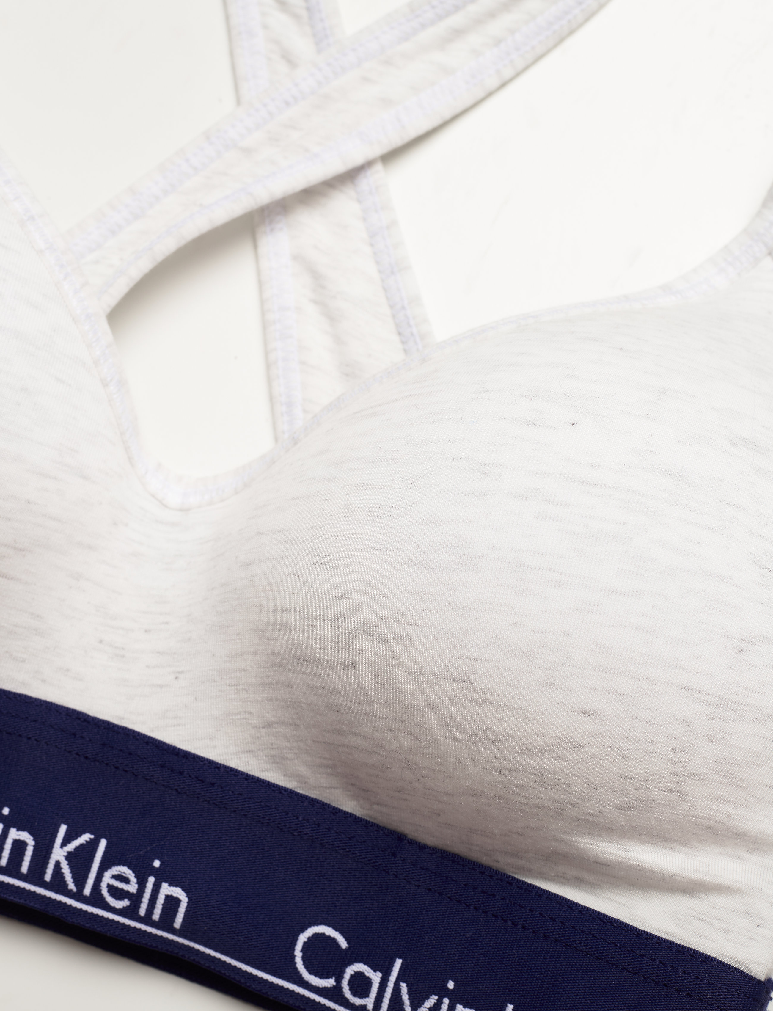 Calvin Klein - LIFT BRALETTE - tank top-bh'er - snow heather_purple fuss wb - 2