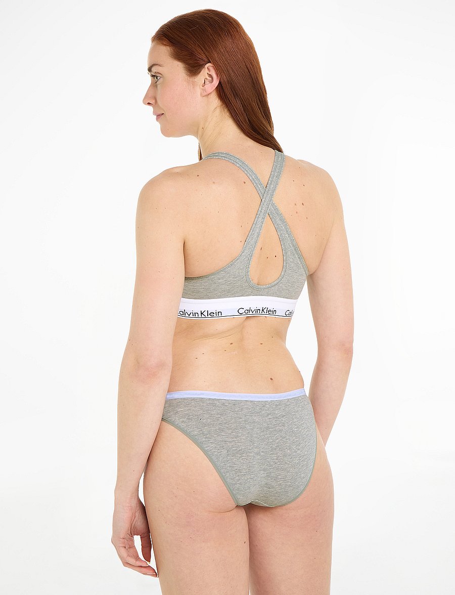 Calvin Klein - LIFT BRALETTE - tank top rinnahoidjad - grey heather - 3