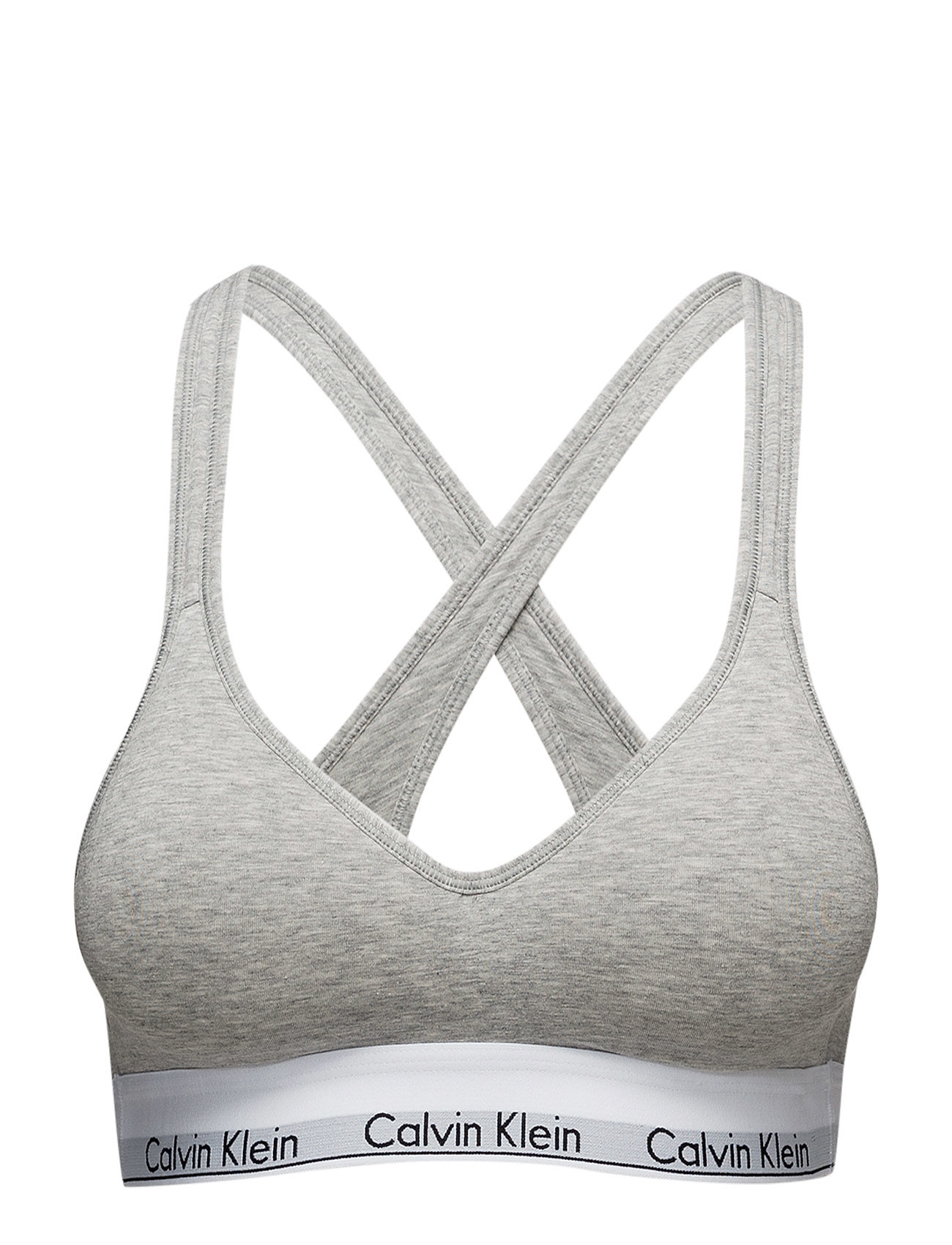 Calvin Klein - LIFT BRALETTE - tank top rinnahoidjad - grey heather - 4