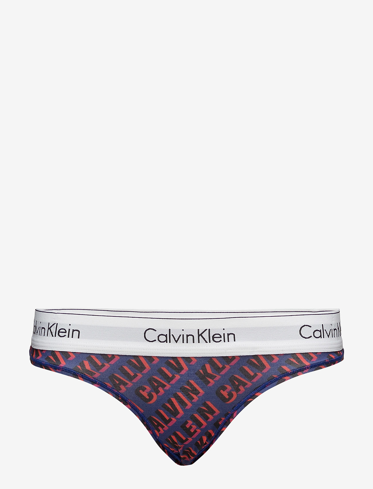 Calvin Klein - THONG - diagonal shadow logo_verve - 0