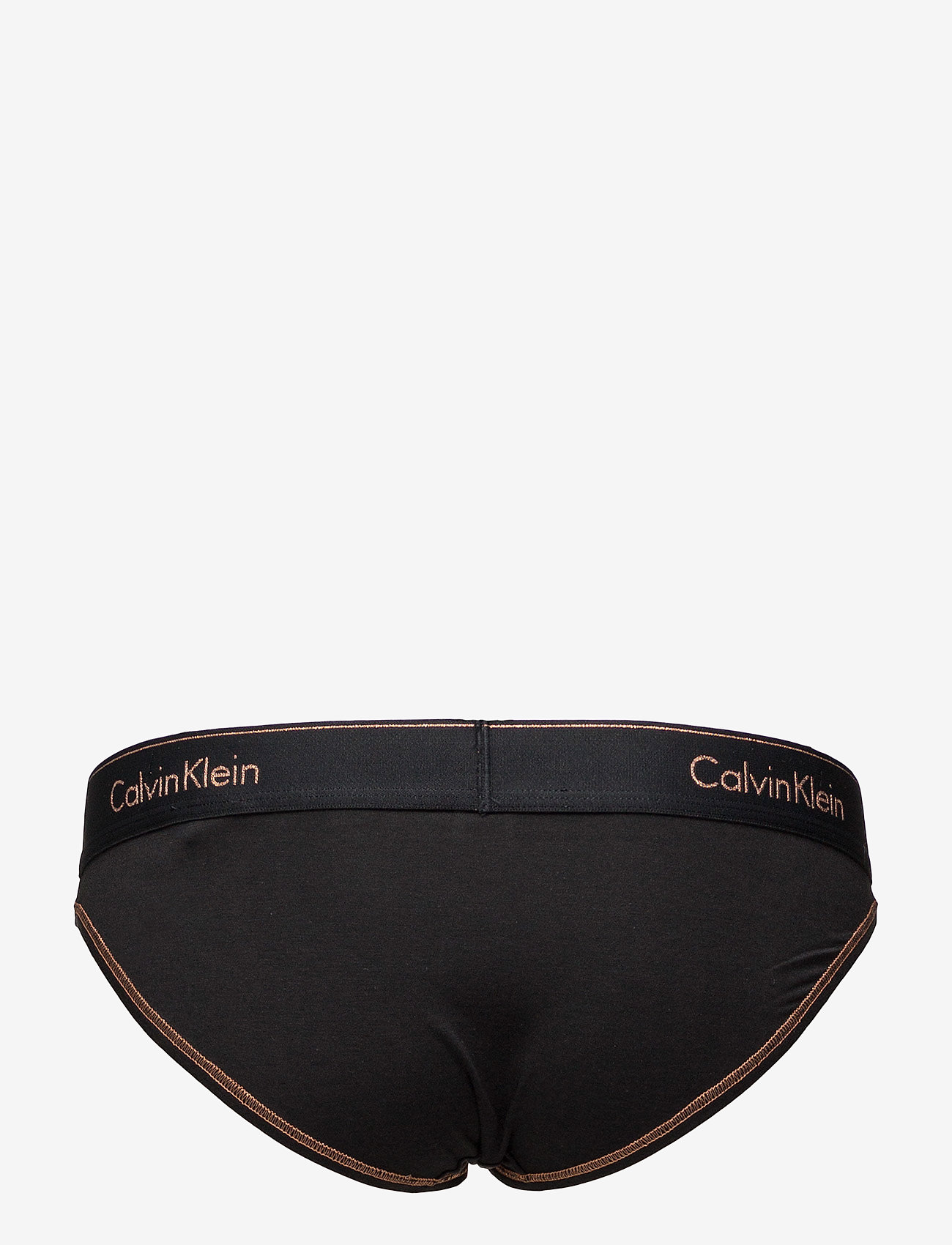 Calvin Klein - BIKINI - black (stencil logo_rose gold glitt - 1