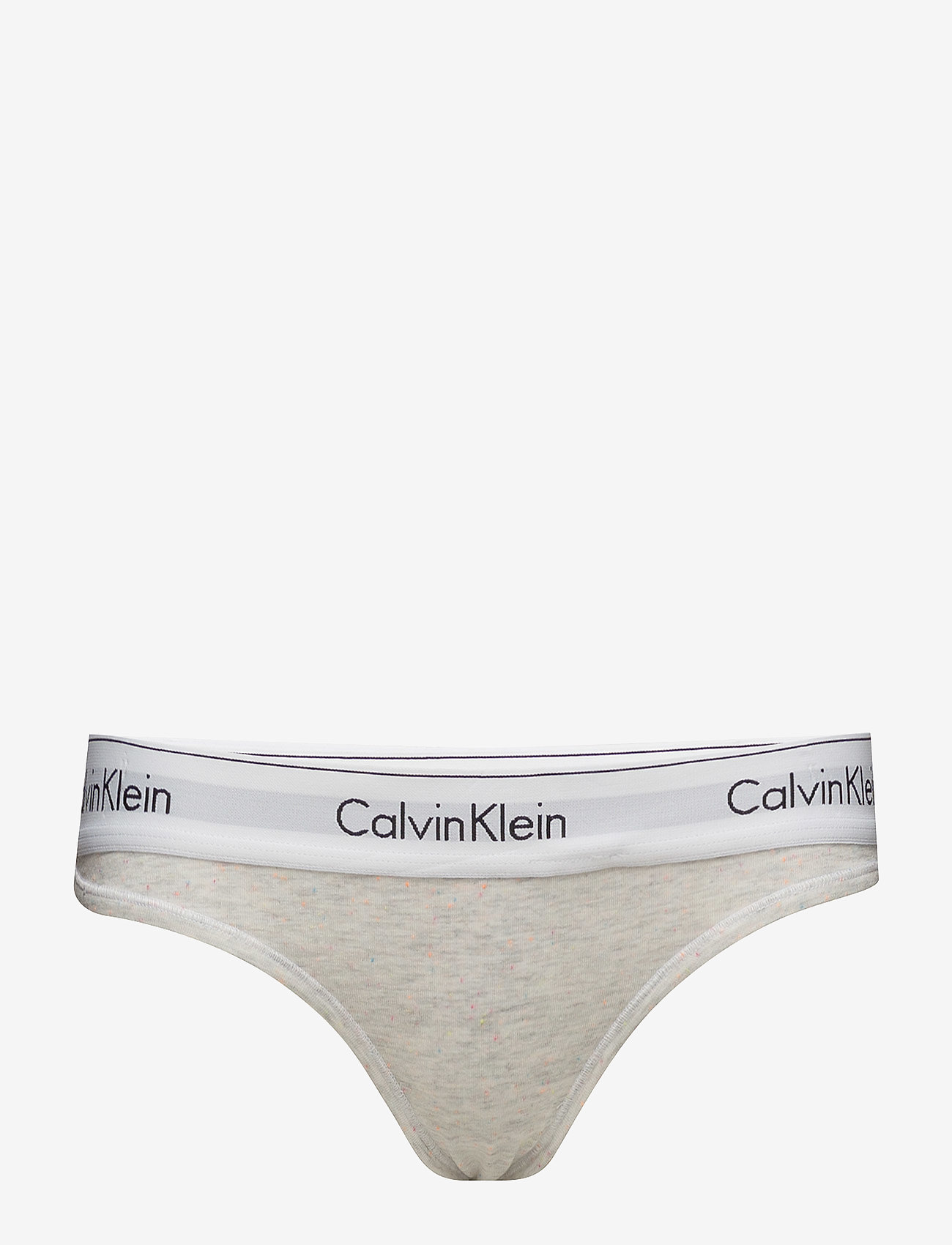 Calvin Klein - THONG - snow heather_neon neps - 0