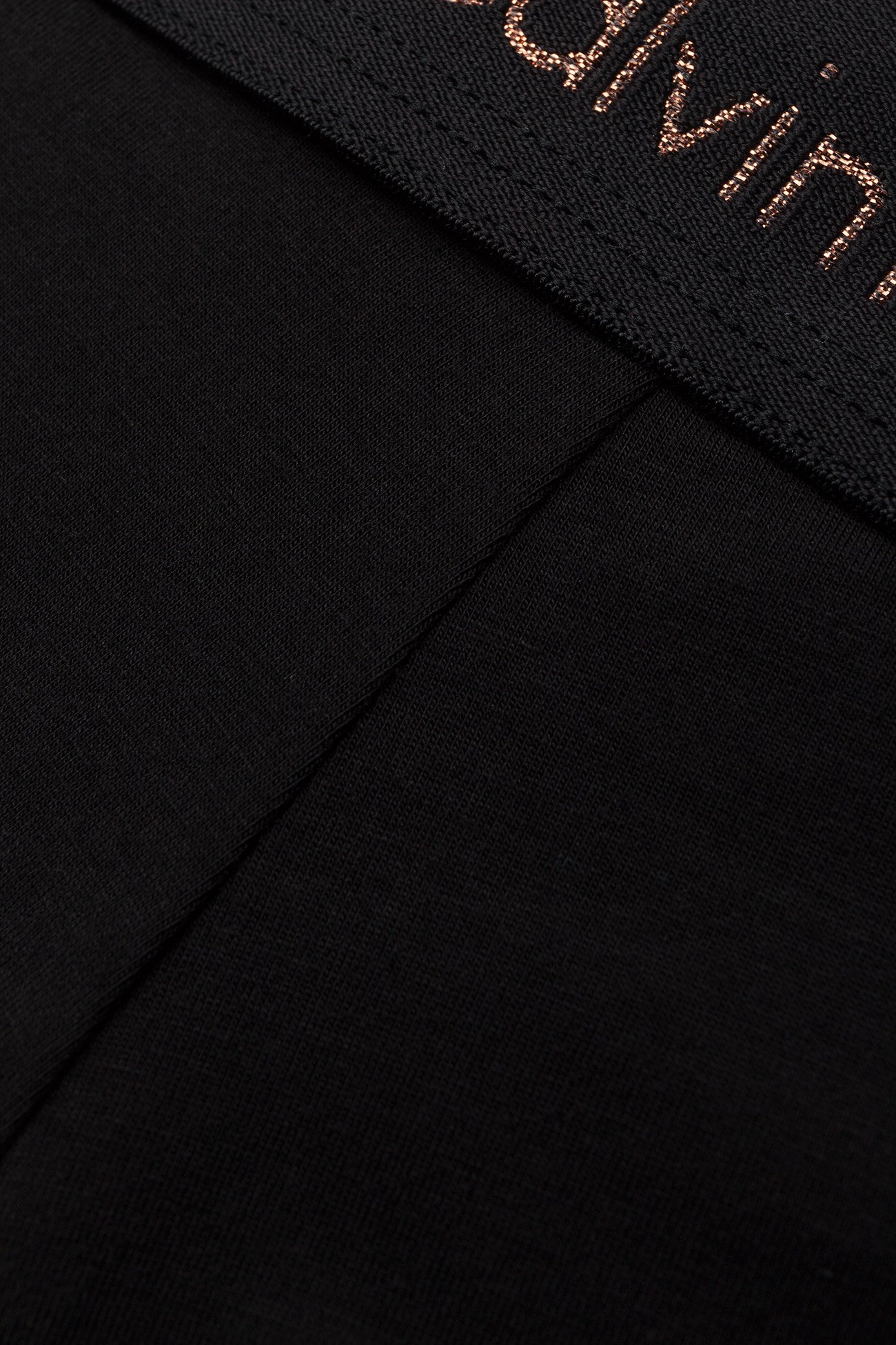 Calvin Klein - BOYSHORT - black (stencil logo_rose gold glitt - 2