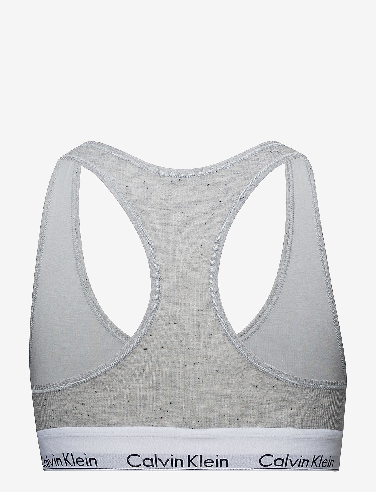Calvin Klein - BRALETTE UNLINED - graphic rib_grey heather - 1