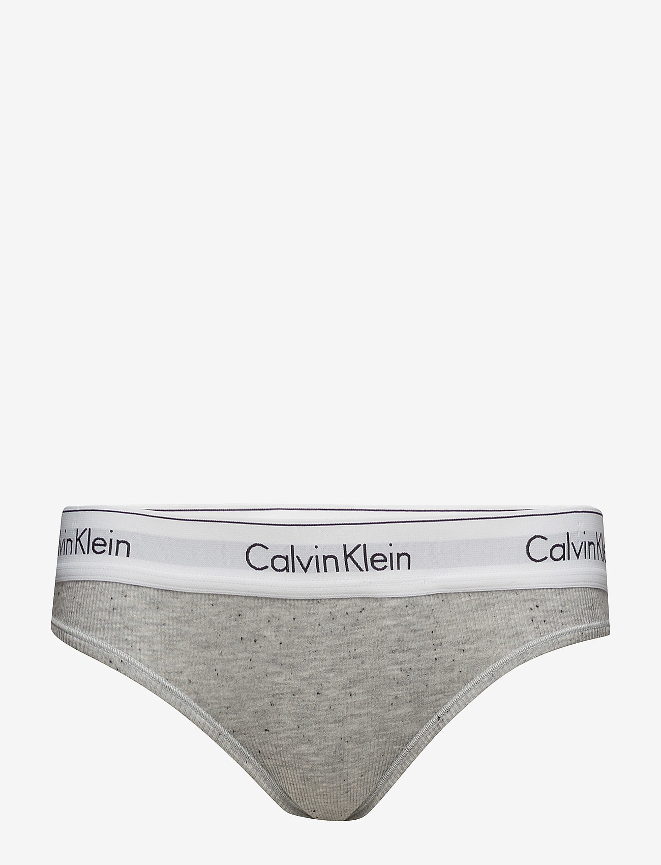 Calvin Klein - THONG - graphic rib_grey heather - 0