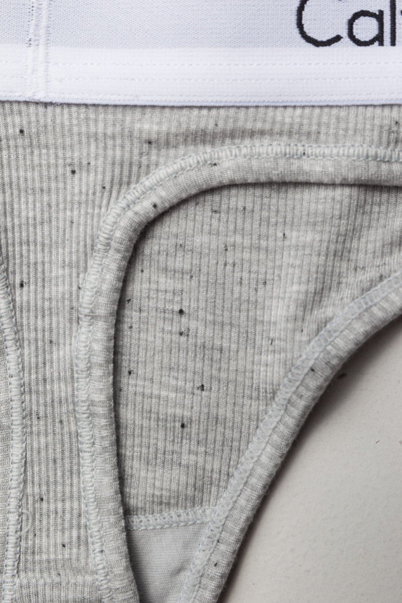 Calvin Klein - THONG - graphic rib_grey heather - 2