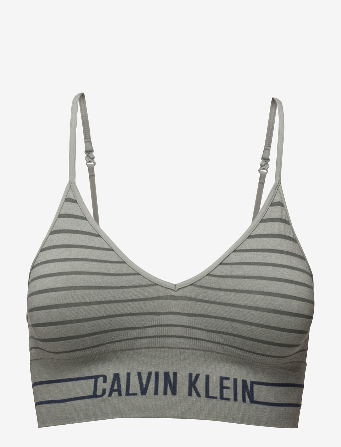 Calvin Klein - BRALETTE UN LONG MUL - simple stripe_grey heather - 0