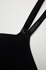 Calvin Klein - PUSH UP PLUNGE - plunge-rintaliivit - black - 3
