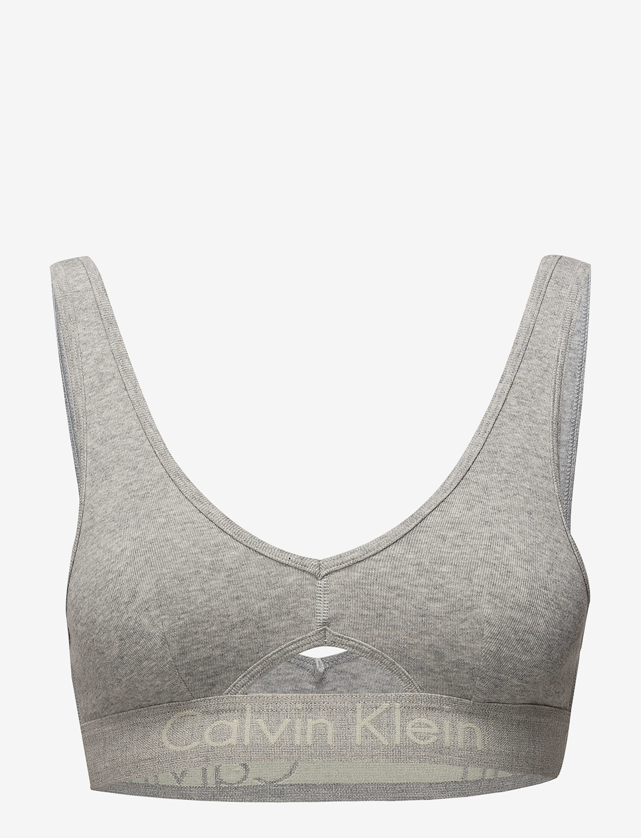 Calvin Klein - UNLINED BRALETTE - grey heather - 0