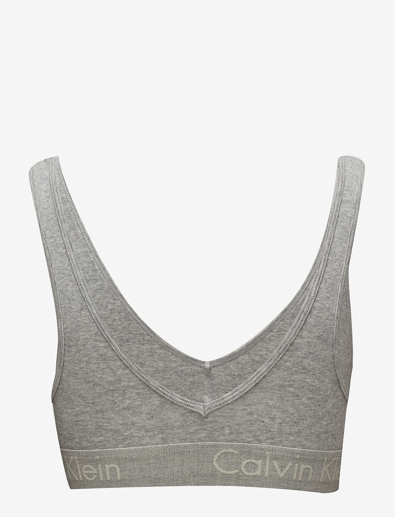 Calvin Klein - UNLINED BRALETTE - grey heather - 1