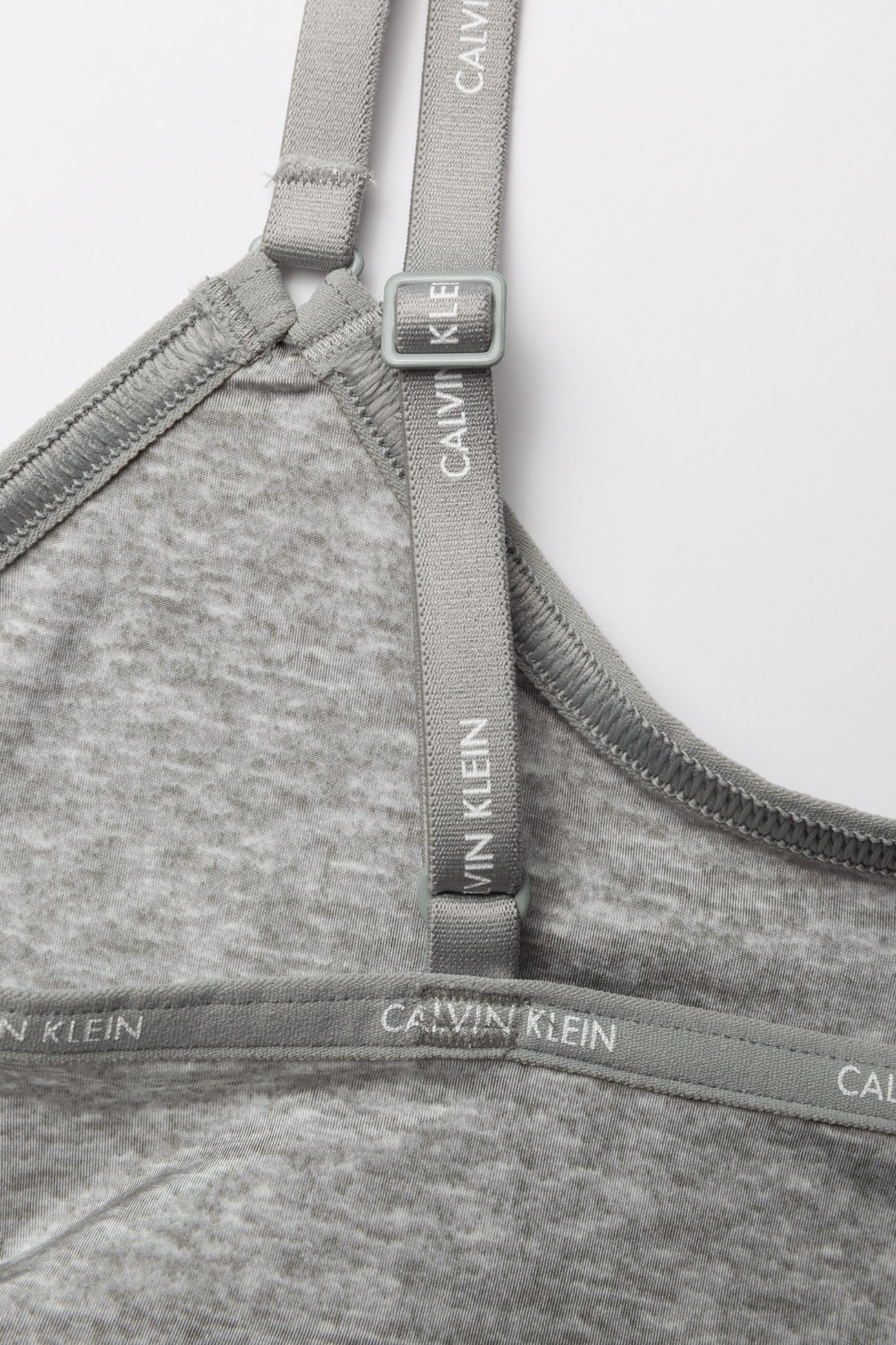 Calvin Klein - UNLINED BRALETTE - printed grey heather - 3
