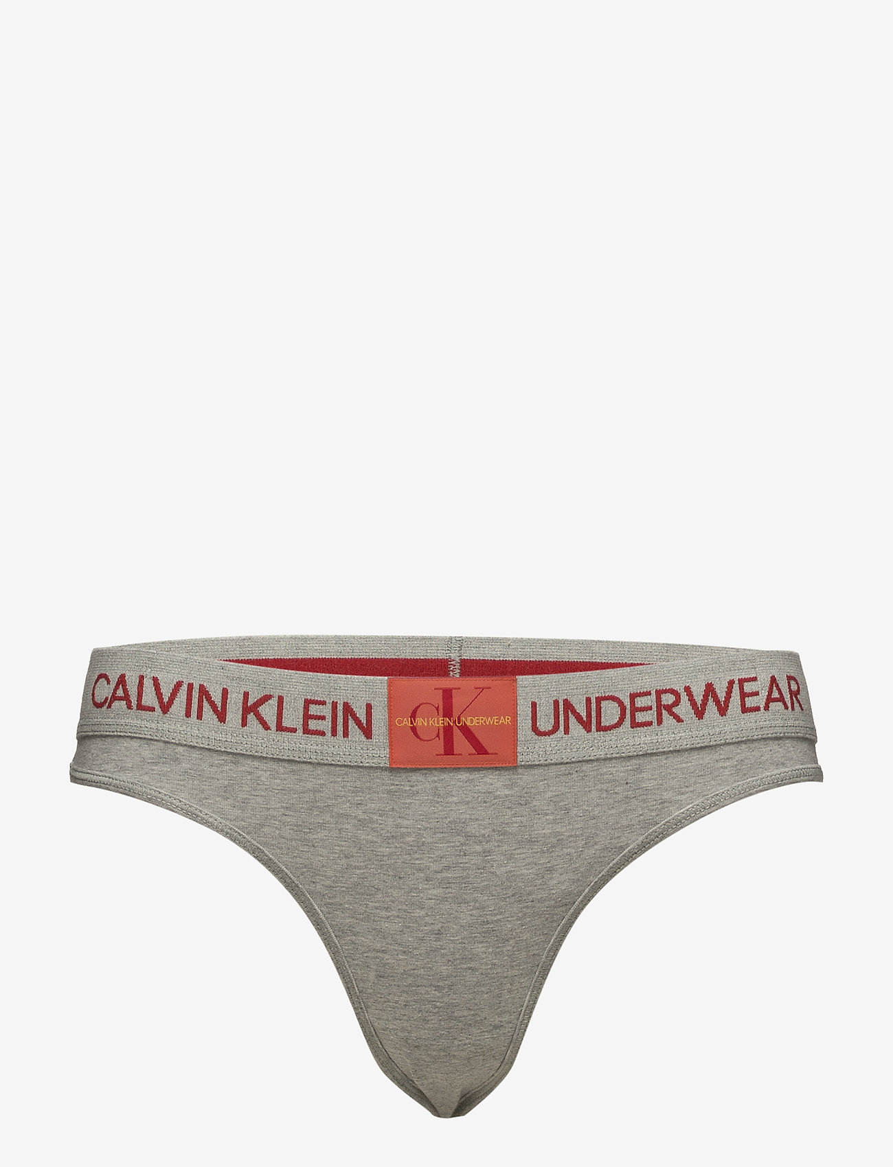Calvin Klein - THONG - grey heather - 0