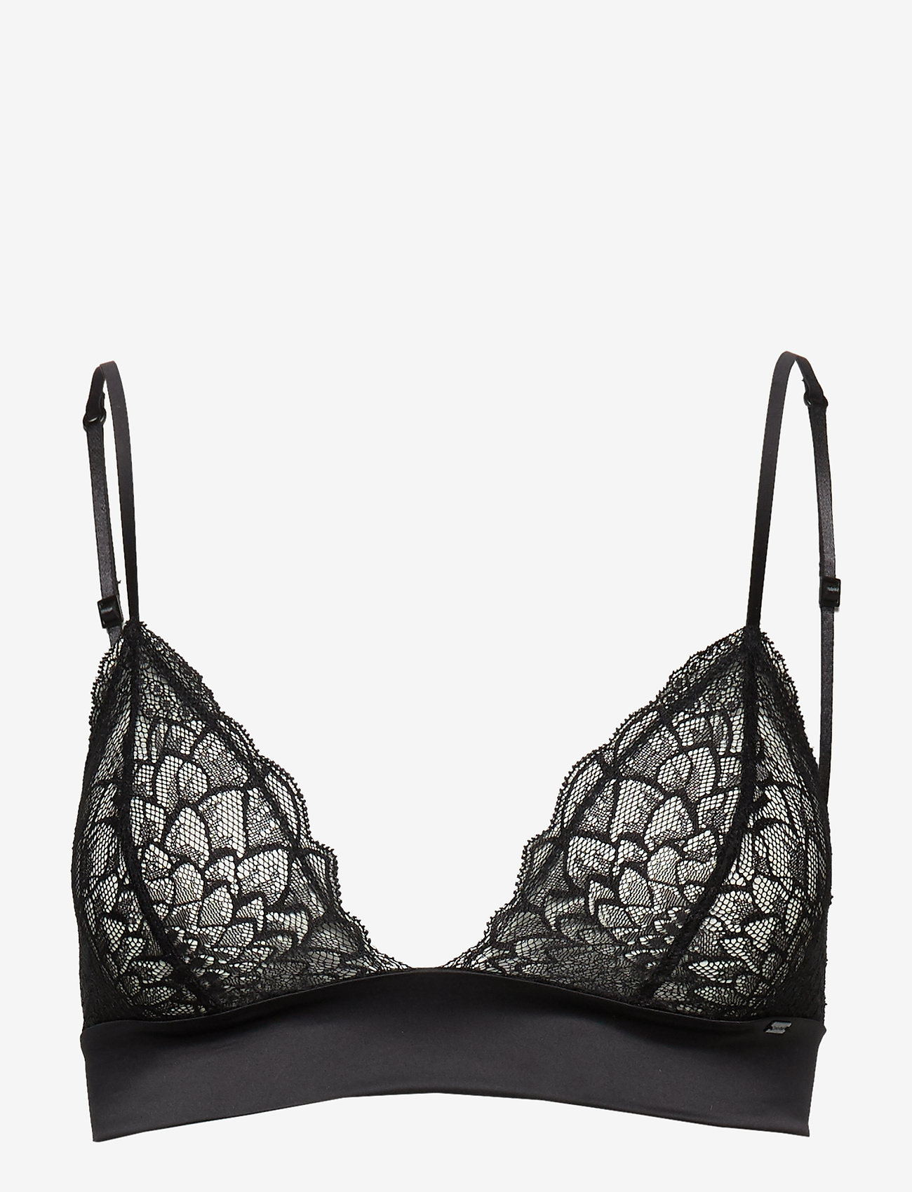 UNLINED TRIANGLE - BLACK