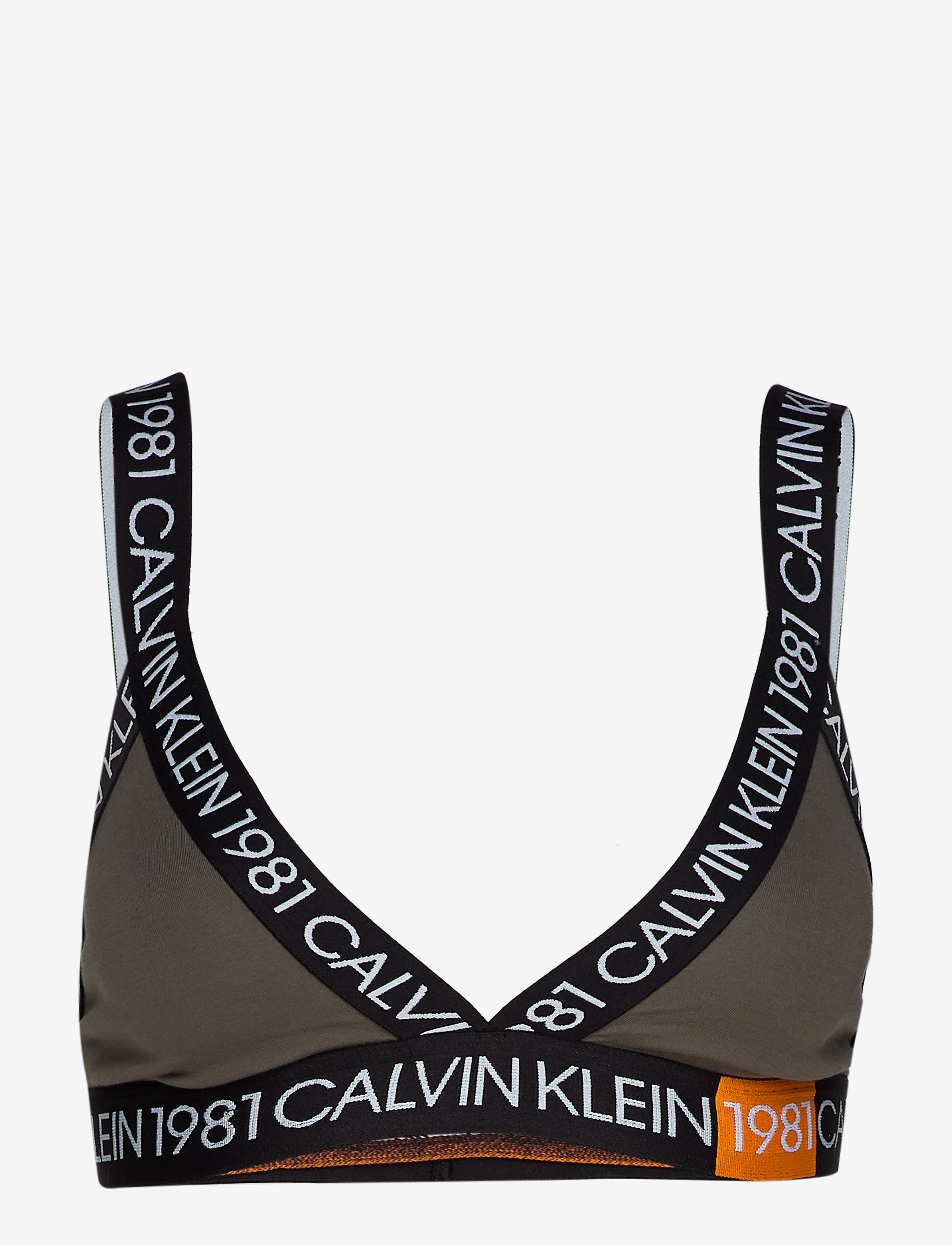 Calvin Klein - UNLINED BRALETTE - army dust - 0