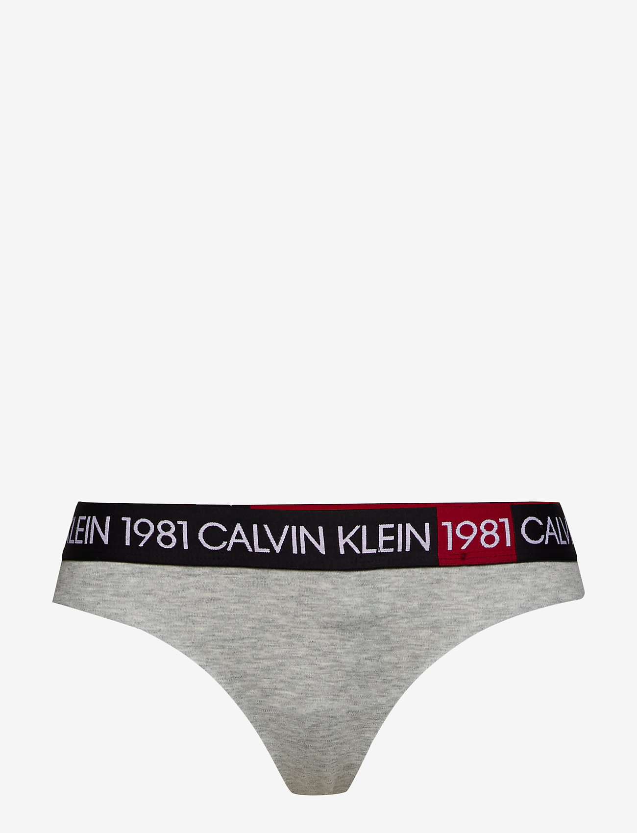 Calvin Klein - THONG - grey heather - 0