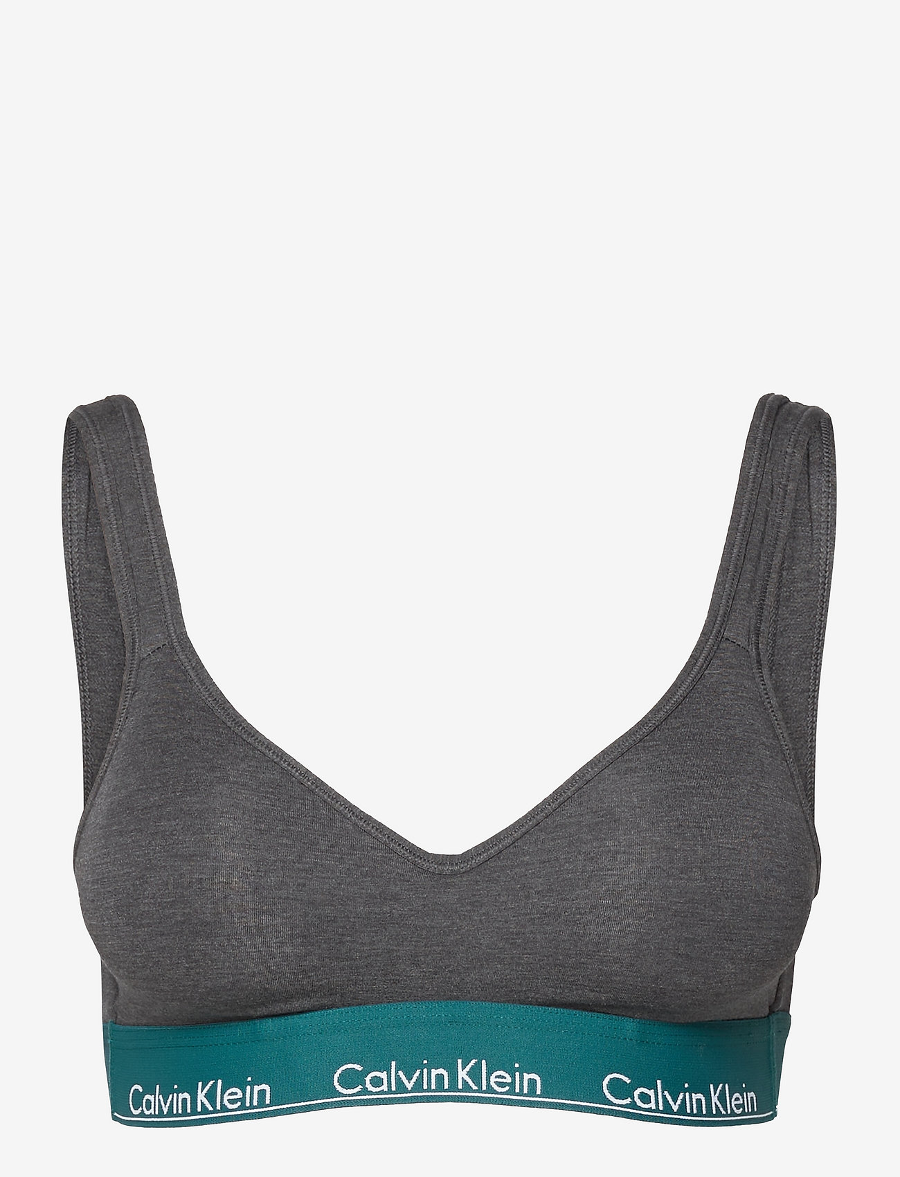 Calvin Klein - LIFT BRALETTE - charcoal heather_topaz gemstone wb - 0