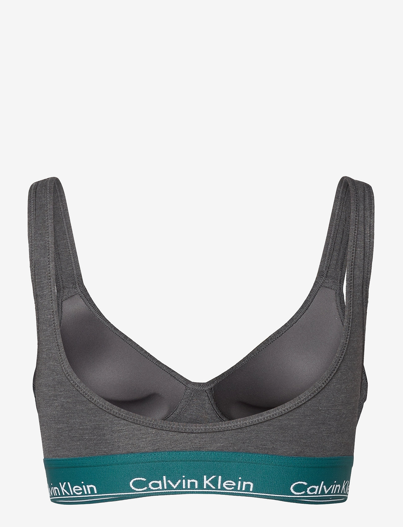 Calvin Klein - LIFT BRALETTE - charcoal heather_topaz gemstone wb - 1
