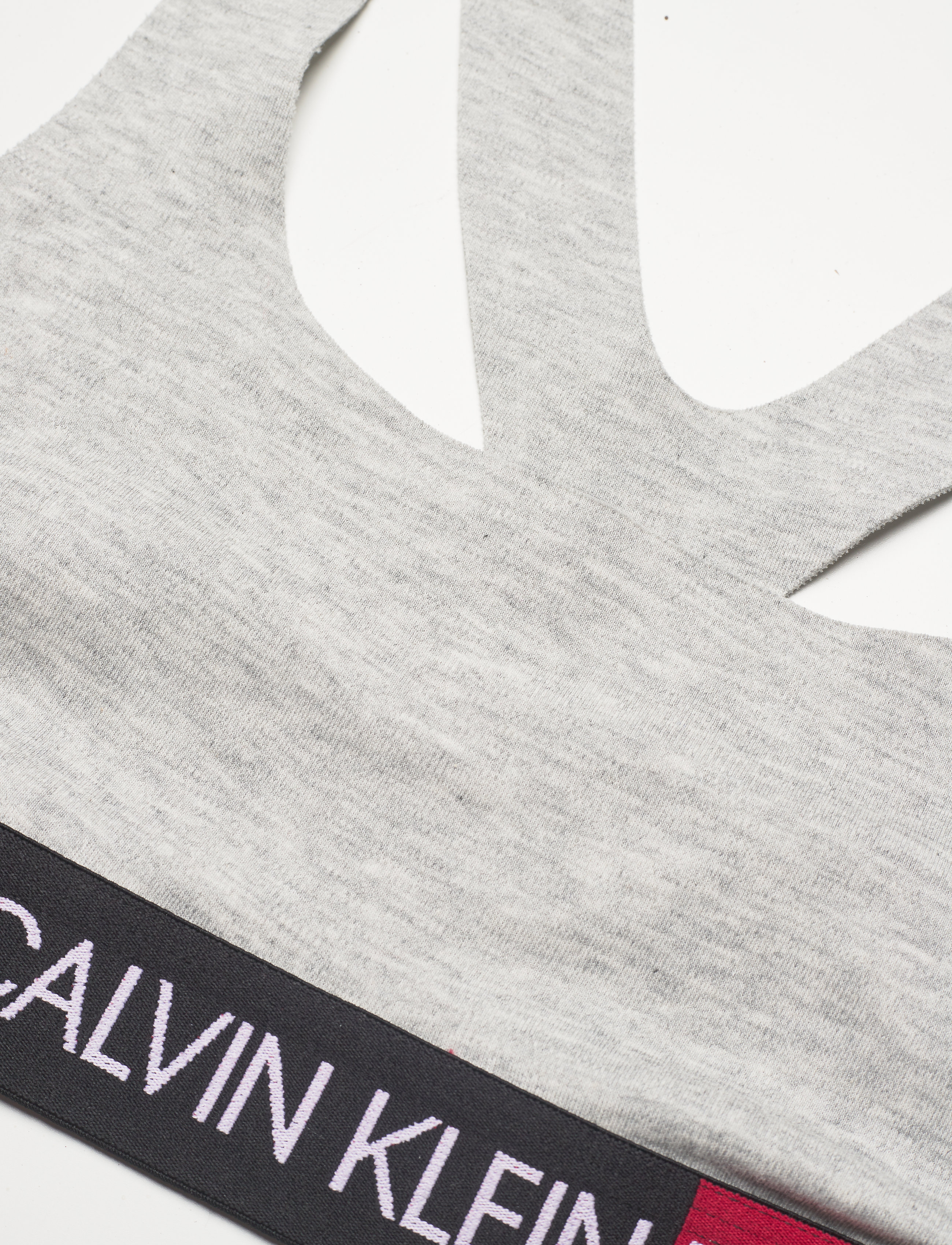 Calvin Klein - UNLINED BRALETTE - grey heather - 2