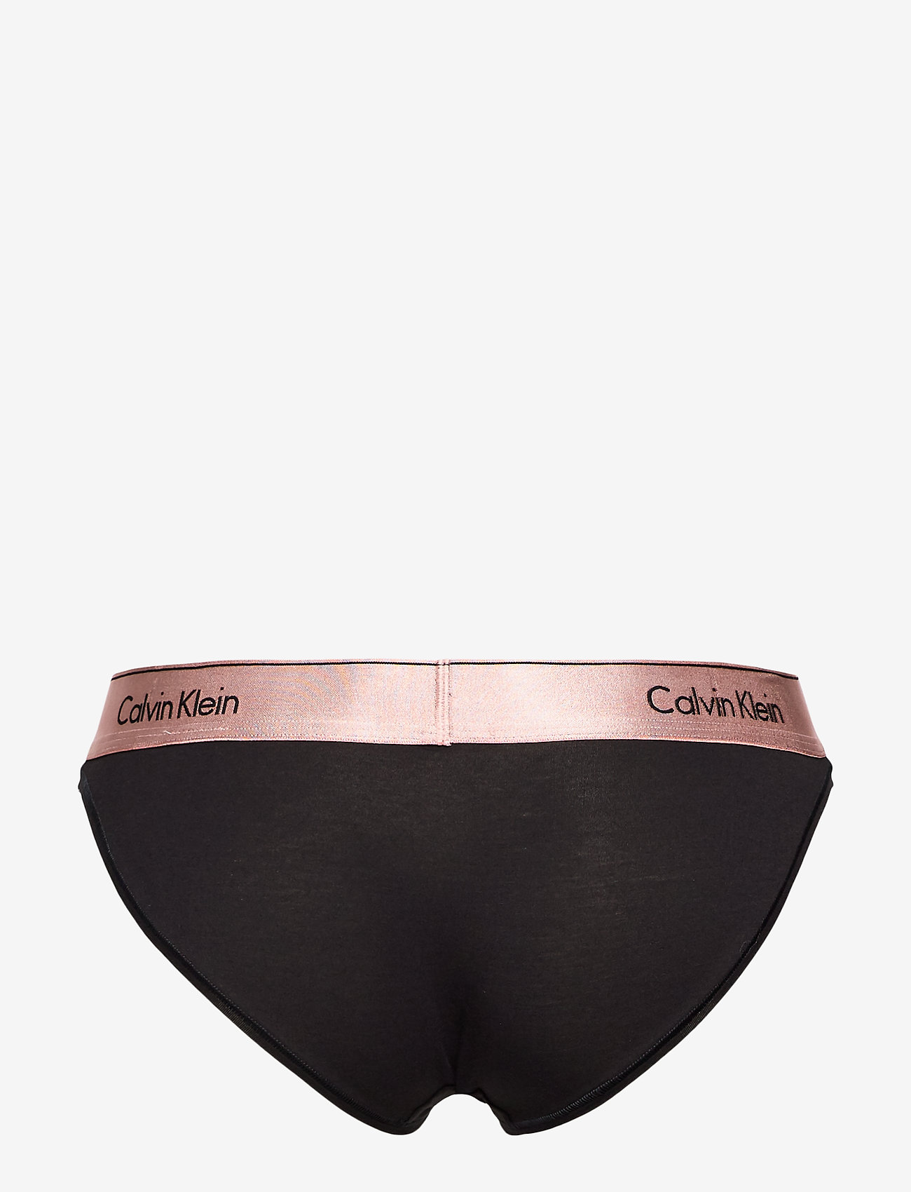 Calvin Klein - BIKINI - black w. rose gold ground - 1