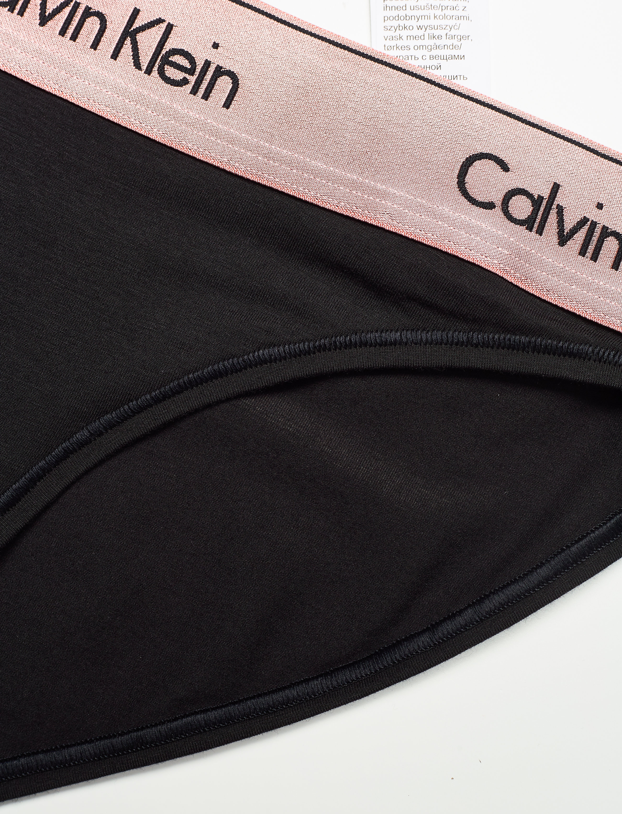 Calvin Klein - BIKINI - black w. rose gold ground - 2