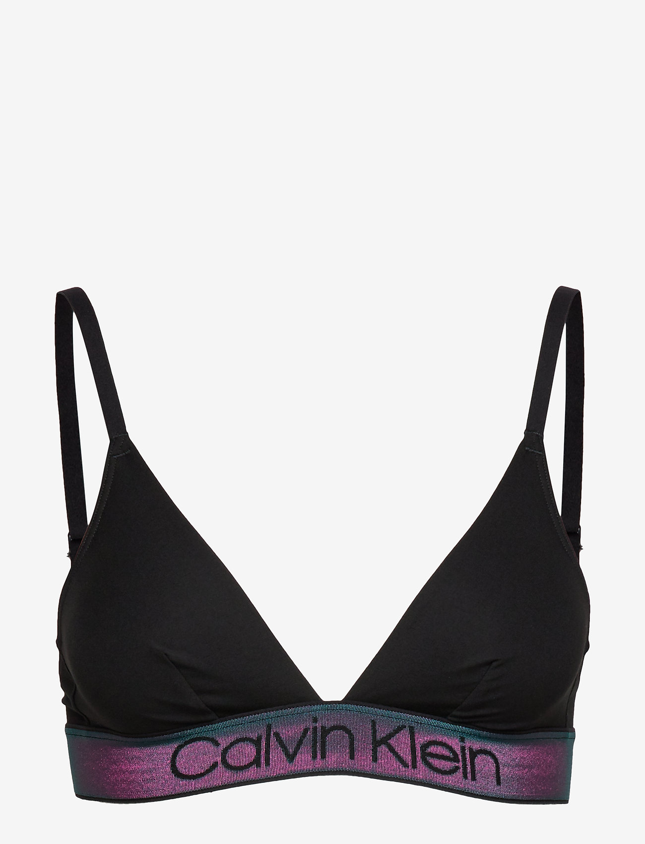 UNLINED TRIANGLE - BLACK