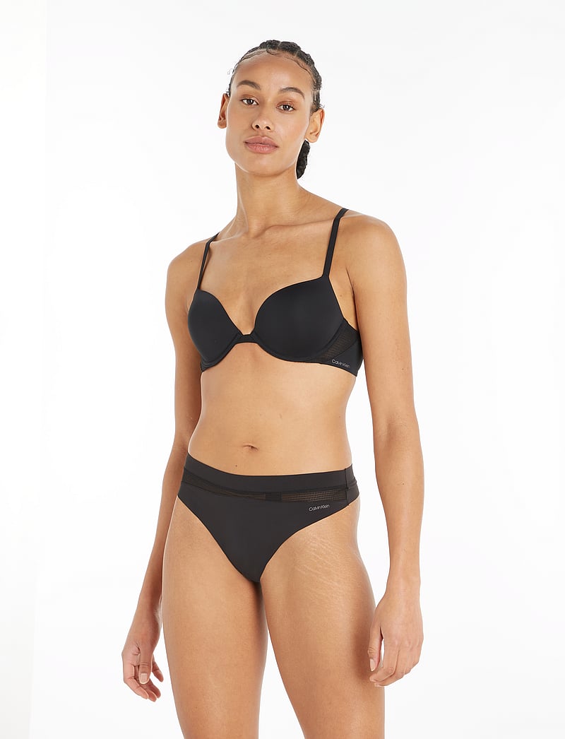 Calvin Klein - PUSH UP PLUNGE - push up -rintaliivit - black - 0