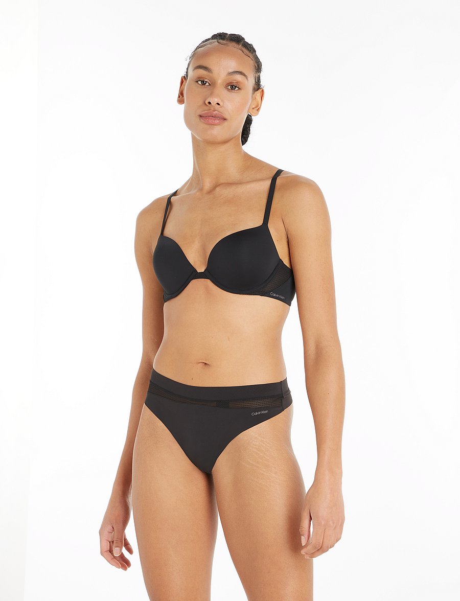 Calvin Klein - PUSH UP PLUNGE - black - 0