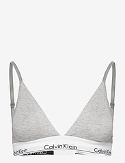 Calvin Klein - LL TRIANGLE - bralette krūšturi - grey heather - 0