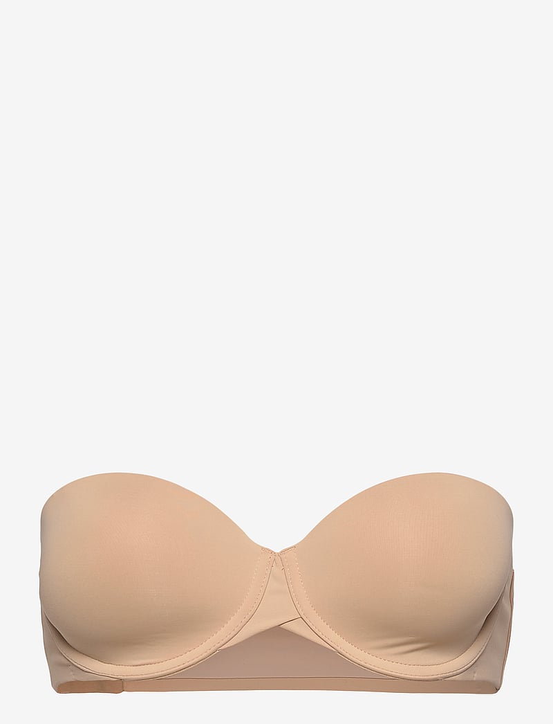 Calvin Klein - LGHT LINED STRAPLESS - axelbandslösa bh:ar - bare - 1