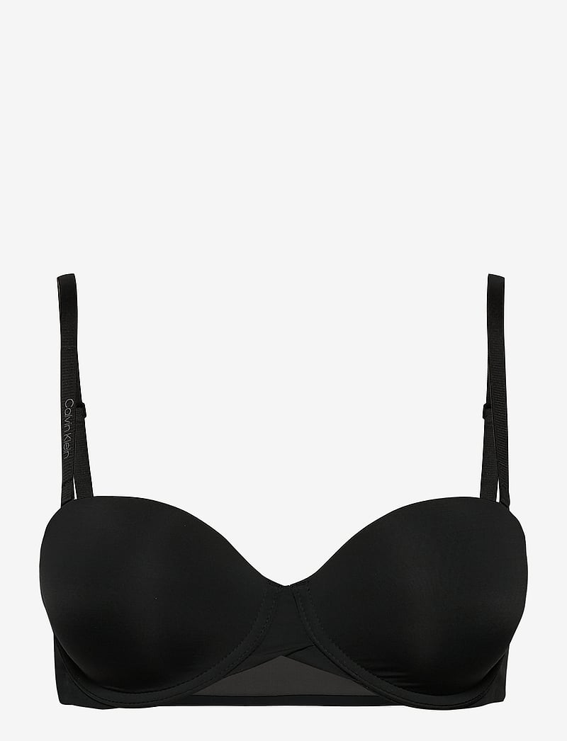 Calvin Klein - LGHT LINED STRAPLESS - axelbandslösa bh:ar - black - 1