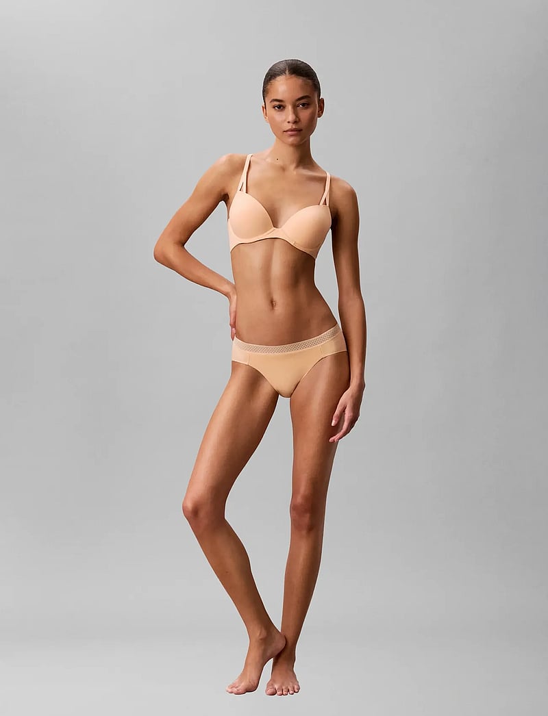 Calvin Klein - LIFT DEMI - liemenėlės be lankelių - peach bliss - 0