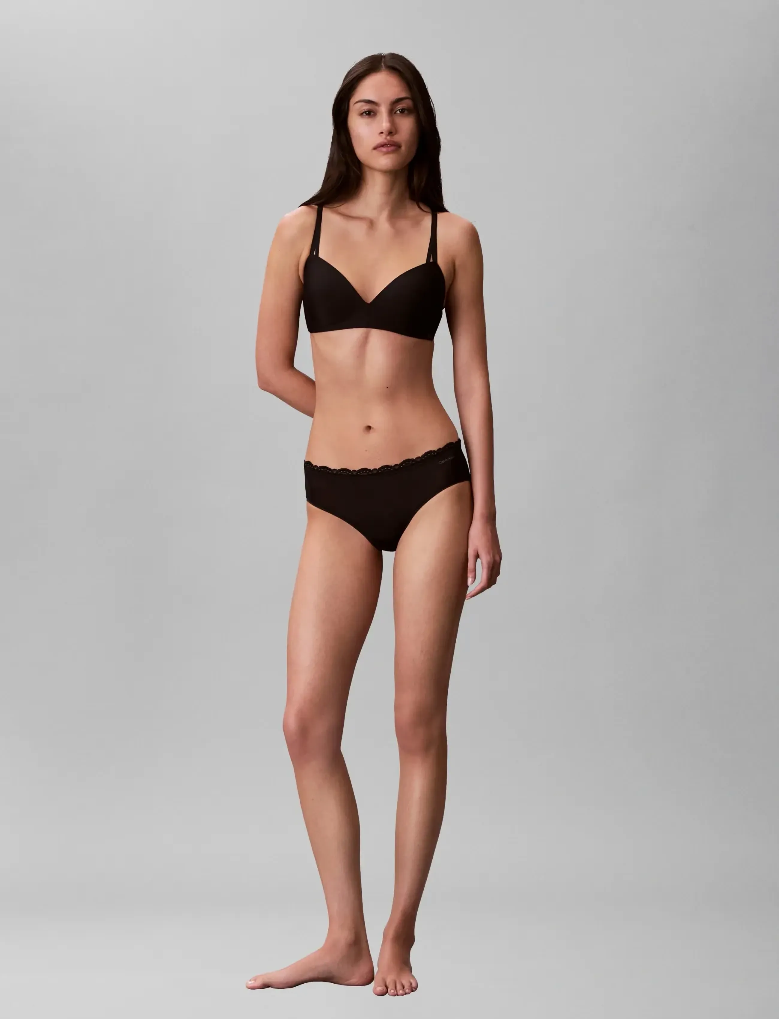 Calvin Klein Lift Demi, Kvinder, Demi BH, Sort, Str: 75 A