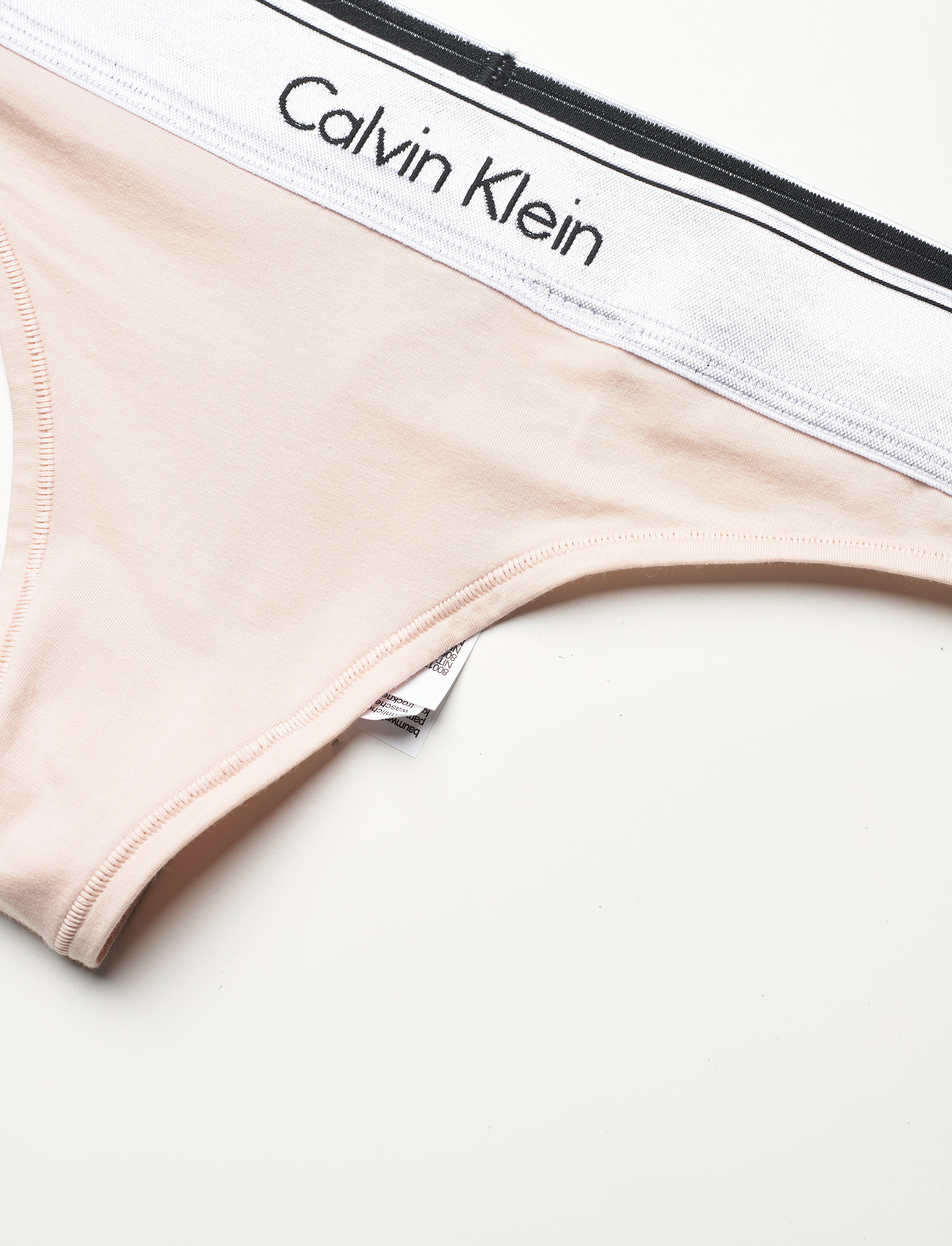 Calvin Klein - THONG - buff beige_silver wb - 2
