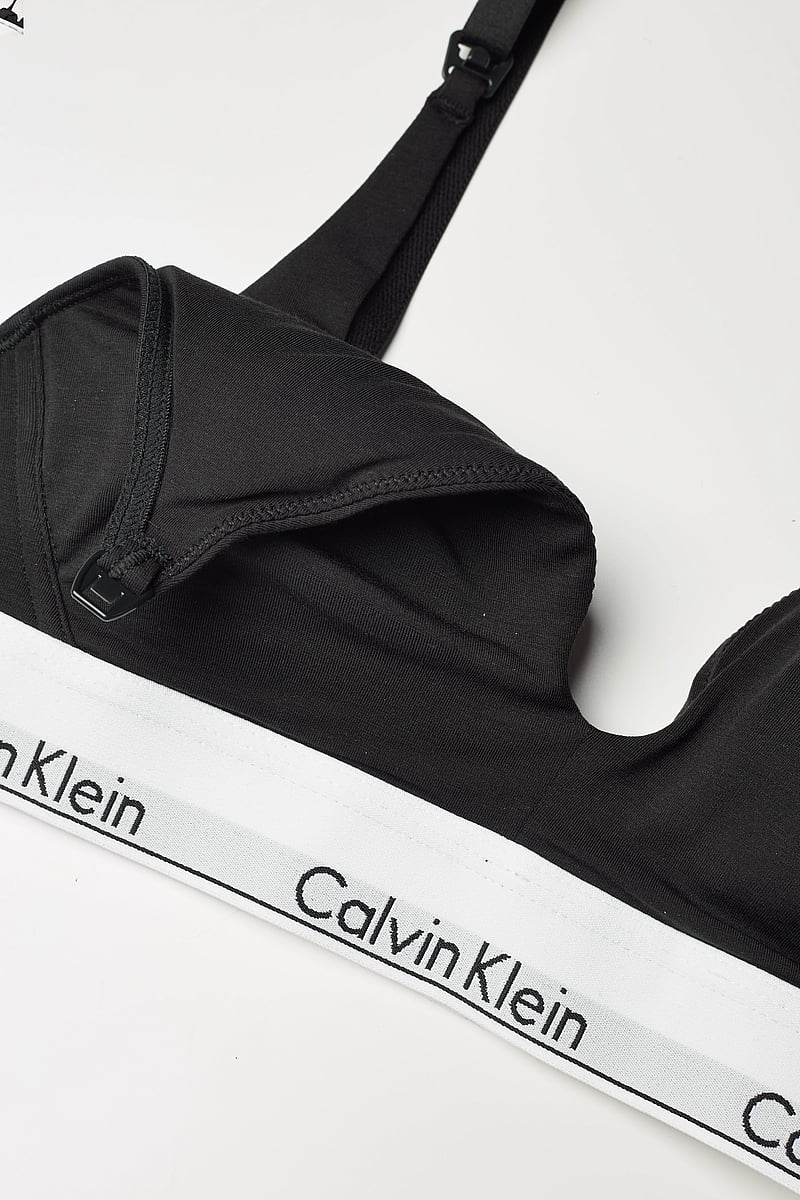 Calvin Klein - MATERNITY BRA - bielizna - black - 4