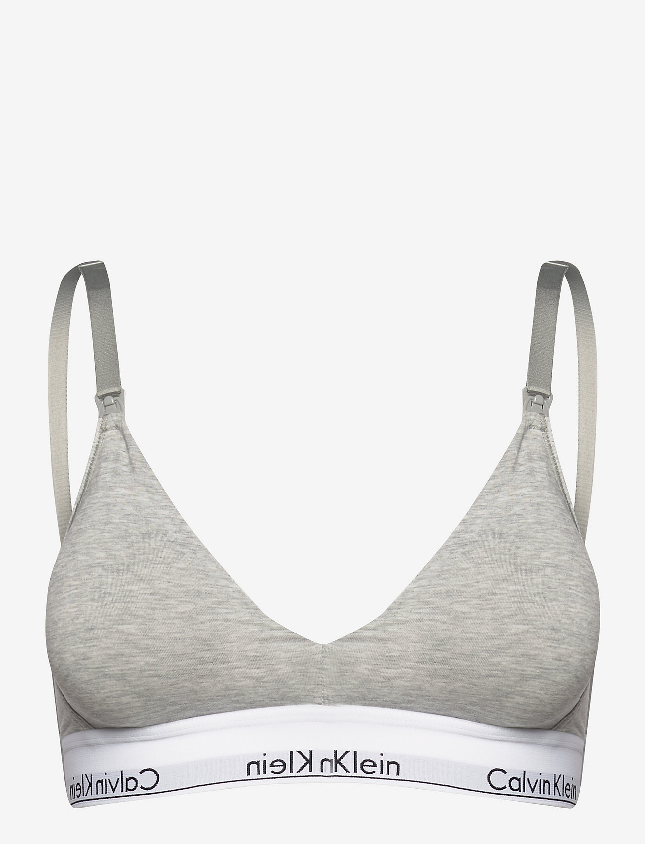 Calvin Klein - LGHT LINED TRIANGLE (MATERNITY) - underkläder - grey heather - 1