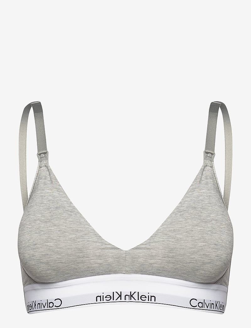 Calvin Klein - LGHT LINED TRIANGLE (MATERNITY) - underkläder - grey heather - 1