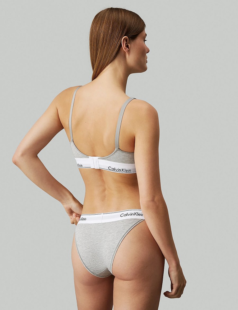 Calvin Klein - MATERNITY LIGHTLY LINED TRIANGLE - grey heather - 4