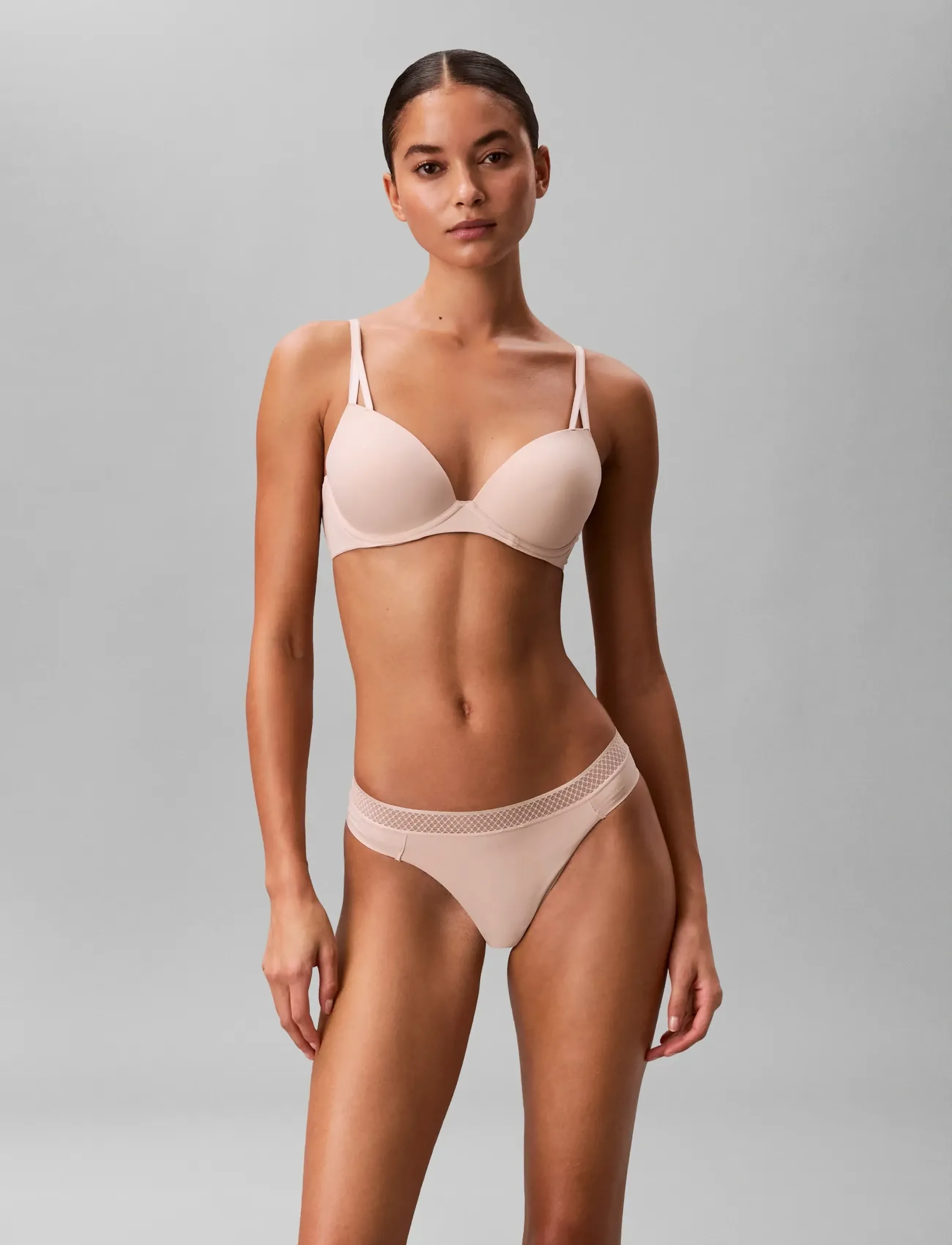 Calvin Klein - THONG - stringtrusser - beechwood - 3