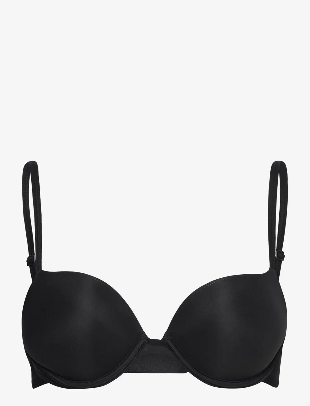 Calvin Klein - PUSH UP PLUNGE - plunge bhs - black - 1