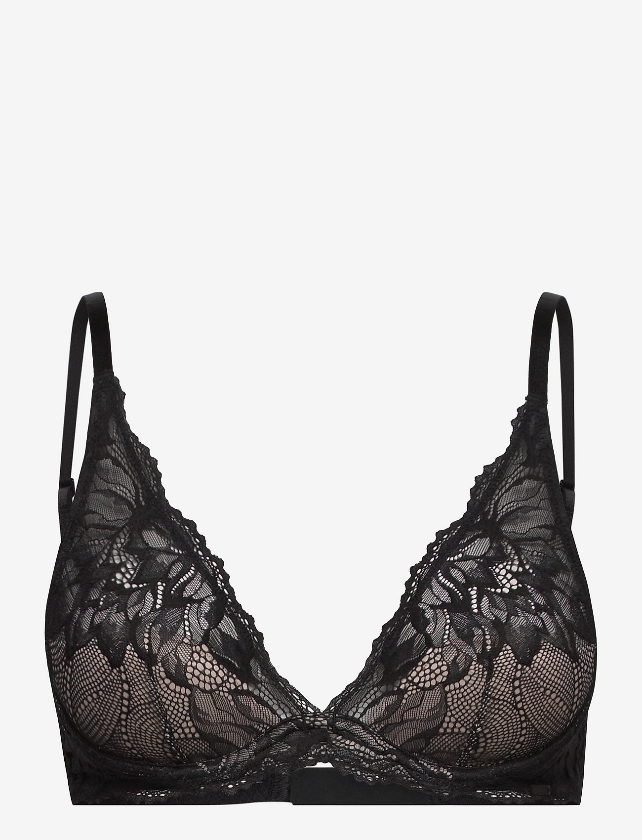 Calvin Klein - LGHT LINED PLUNGE - bralette - black - 1