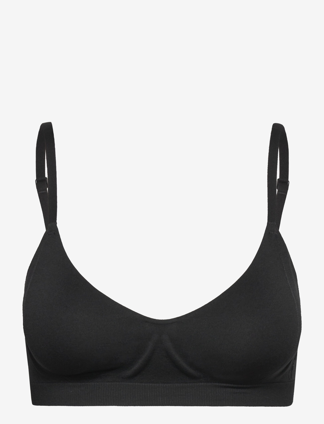 Calvin Klein - LGHT LINED BRALETTE - bh-linnen - black - 1