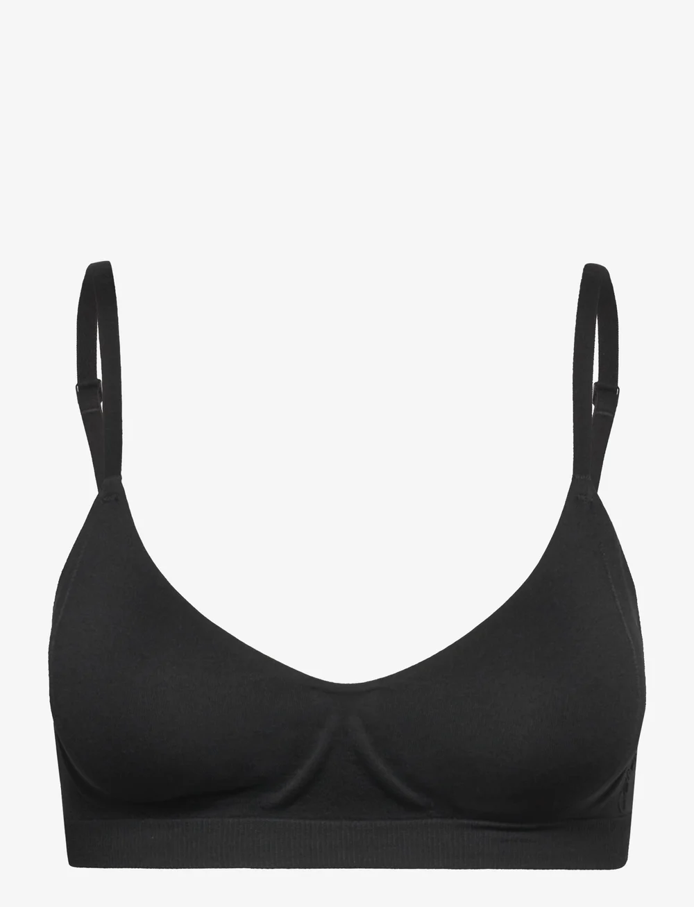 Calvin Klein - LGHT LINED BRALETTE - tank-top-bhs - black - 1