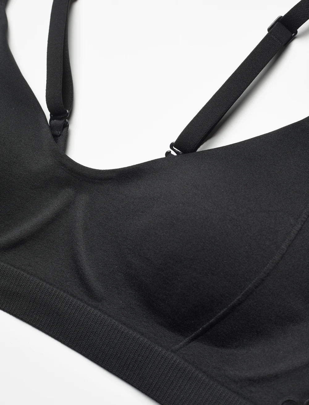 Calvin Klein - LGHT LINED BRALETTE - tank-top-bhs - black - 4