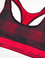 Calvin Klein - BRA SET (UNLINED BRALETTE & THON - tanktopbeha's - textured plaid_black - 2