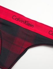 Calvin Klein - BRA SET (UNLINED BRALETTE & THON - liemenėlės, dėvimos po berankoviais marškinėliais - textured plaid_black - 3