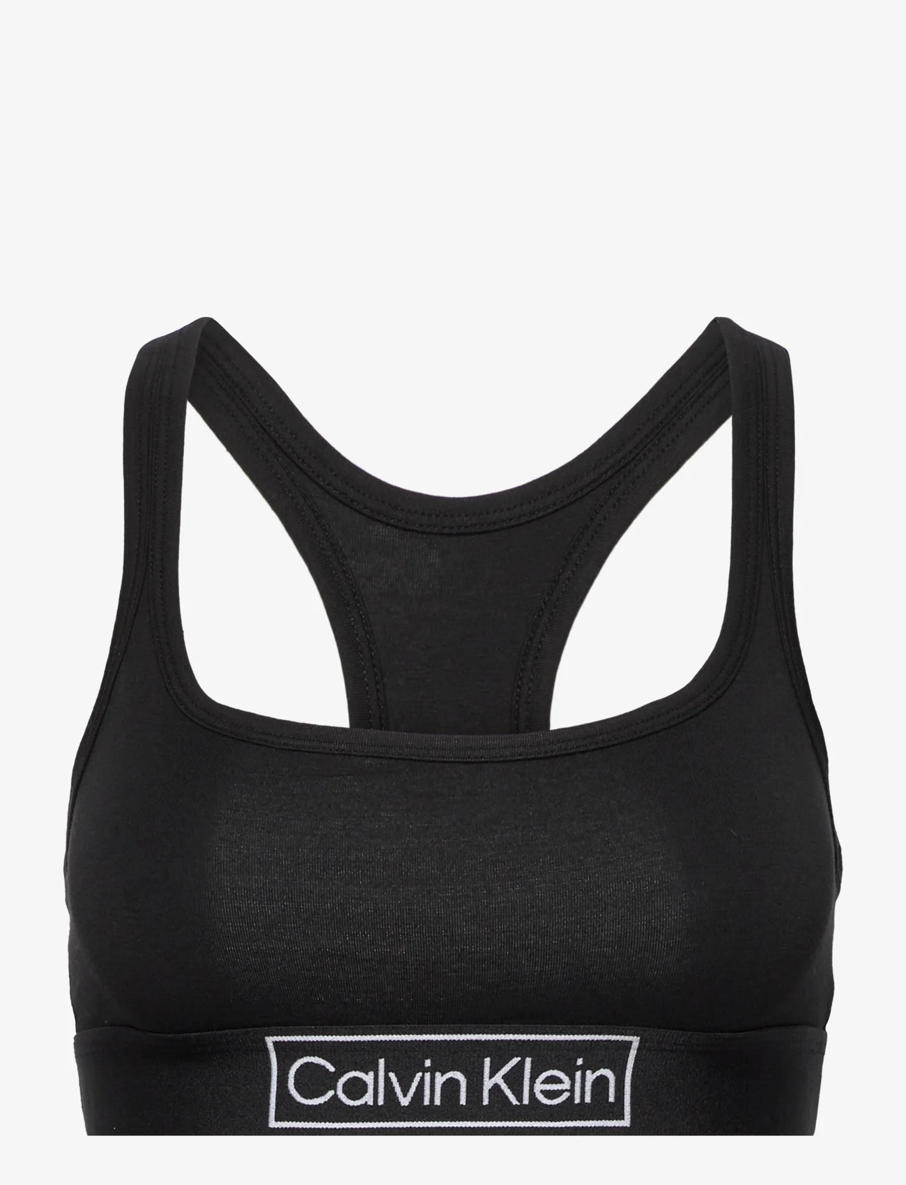Calvin Klein - UNLINED BRALETTE - liemenėlės, dėvimos po berankoviais marškinėliais - black - 0
