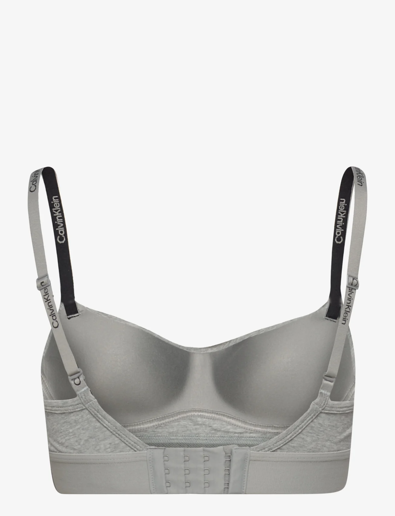 Calvin Klein - LGHT LINED BRALETTE - liemenėlės, dėvimos po berankoviais marškinėliais - grey heather - 1