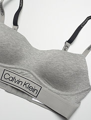Calvin Klein - LGHT LINED BRALETTE - tank top rinnahoidjad - grey heather - 2