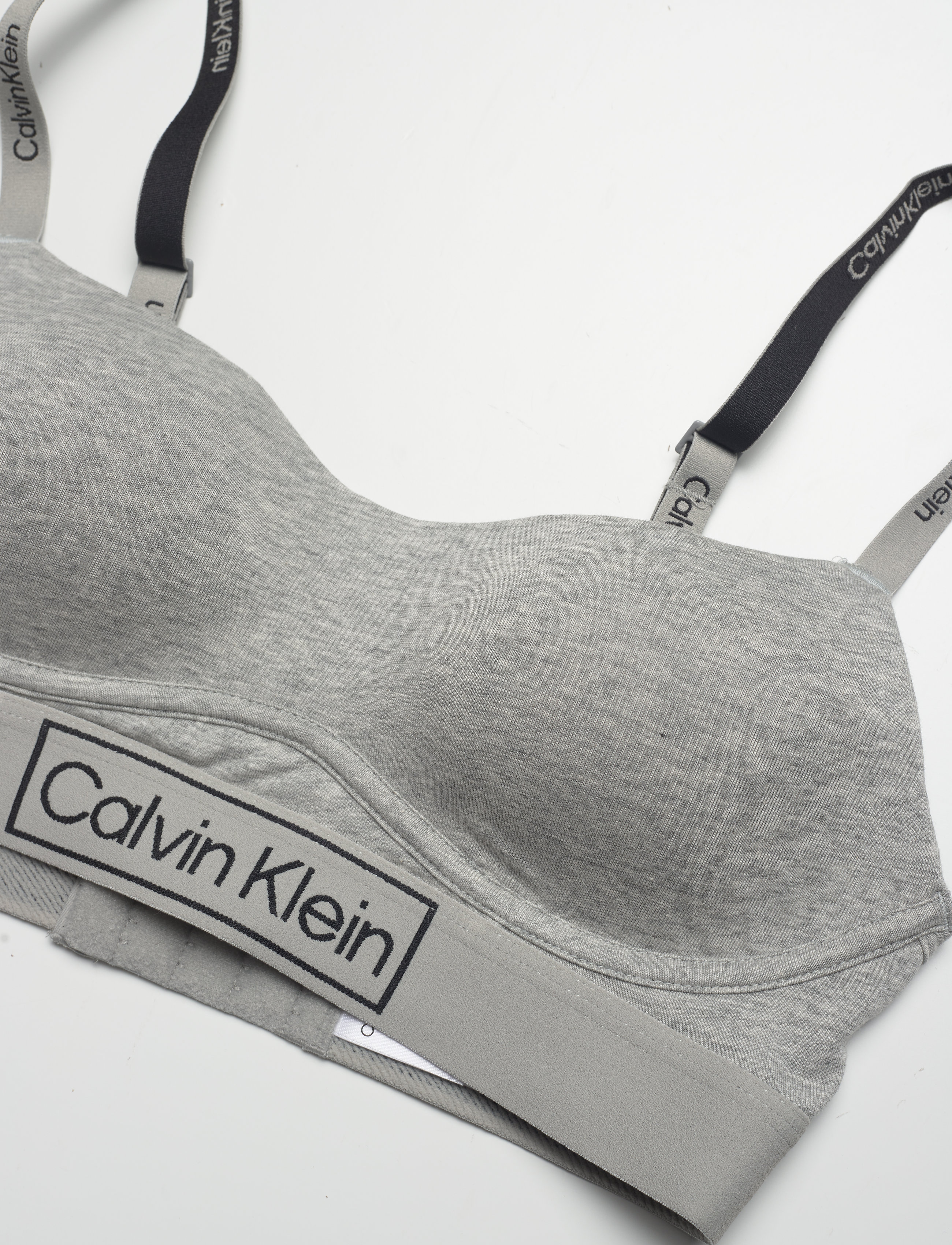 Calvin Klein - LGHT LINED BRALETTE - grey heather - 4