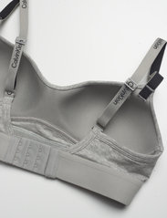 Calvin Klein - LGHT LINED BRALETTE - tank top rinnahoidjad - grey heather - 3